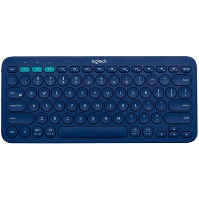Logitech K380 Multi-Device Bluetooth Wireless Keyboard - Blue