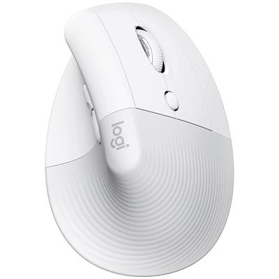 Logitech Lift Vertical Ergonomic Wireless Mouse - Off-White