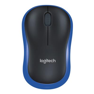 Logitech M185 Compact Wireless Mouse - Blue