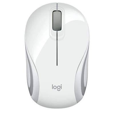 Logitech M187 Mini Wireless Mouse - White