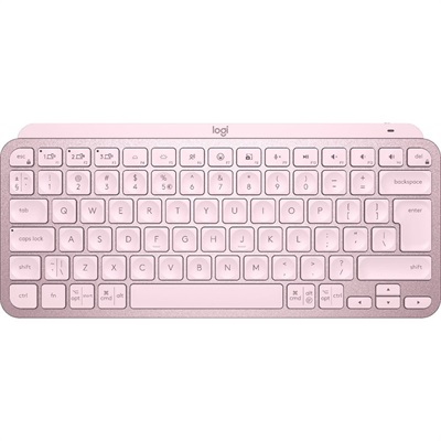 Logitech MX Keys Mini Minimalist Wireless Illuminated Keyboard - Rose