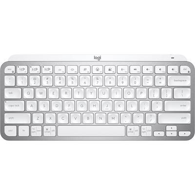 Logitech MX Keys Mini Minimalist Wireless Illuminated Keyboard - Pale Gray (Box Open)