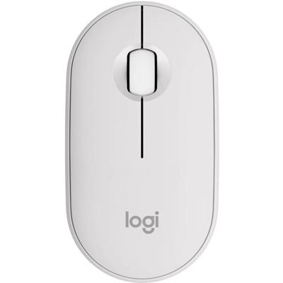 Logitech Pebble Mouse 2 M350s Slim Bluetooth Wireless Mouse - Tonal White