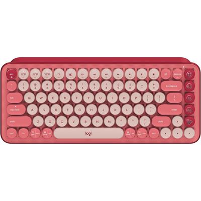 Logitech Pop Keys Wireless Mechanical Keyboard - Heartbreaker (Box Open)