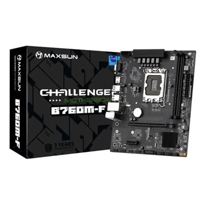 Maxsun Challenger B760M-F DDR4 Intel 12/13th Gen microATX Motherboard