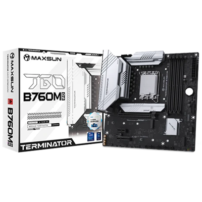 Maxsun Terminator B760M D5 Intel 12/13/14th Gen microATX Motherboard