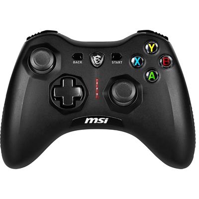 MSI Force GC30 V2 Wireless Gaming Controller, Dual Vibration Motors, Dual Connection Modes, Interchangable D-Pads, Compatible with PC & Android, Black