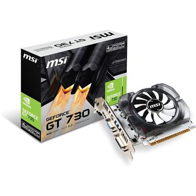 MSI GeForce GT 730 Fermi DDR3 4GB DirectX 12 Graphics Card