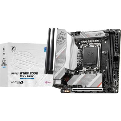 MSI MPG B760I Edge Wifi DDR4 Intel 12/13/14th Gen Mini-ITX Motherboard