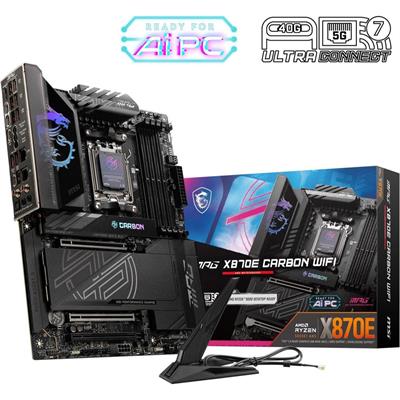 MSI MPG X870E Carbon Wifi DDR5 AMD AM5 ATX Motherboard