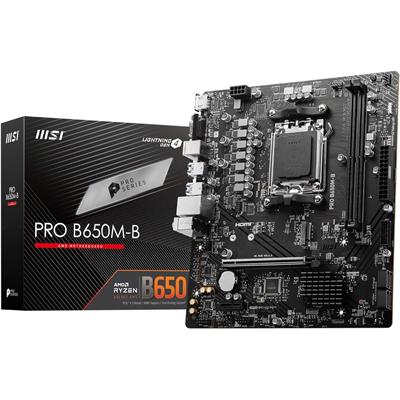 MSI Pro B650M-B DDR5 AMD AM5 microATX Motherboard