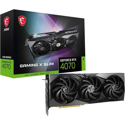 MSI GeForce RTX 4070 Gaming X Slim 12GB Graphics Card