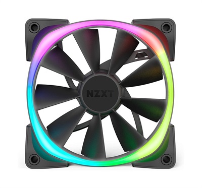 NZXT Aer RGB 2 140mm Single Case Fan - Matte Black