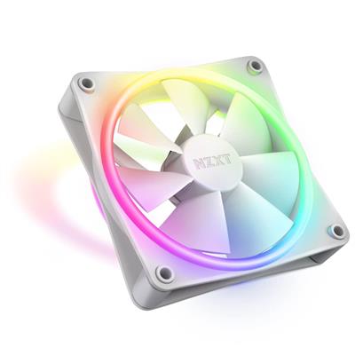 NZXT F120 RGB Duo 120mm Single Case Fan - White