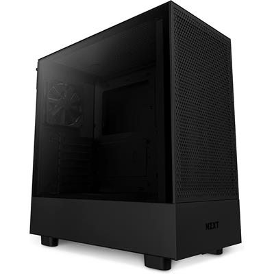 NZXT H5 Flow Compact Mid-Tower ATX Airflow Case - Black