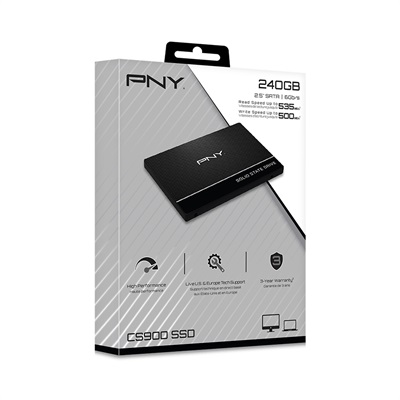 PNY CS900 240GB SSD - 3D NAND 2.5" SATA (Free Delivery)