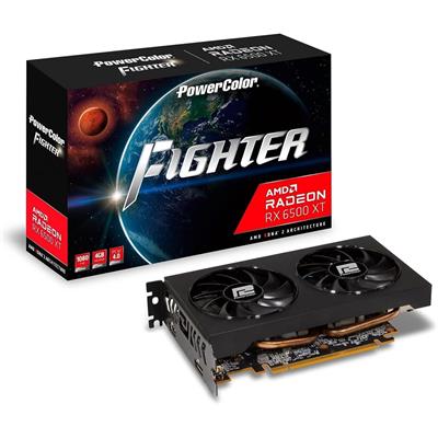 PowerColor Fighter AMD Radeon RX 6500 XT 4GB Graphics Card