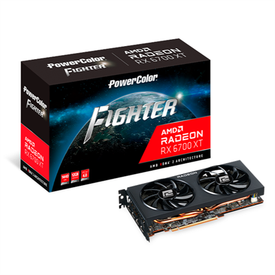 PowerColor Fighter AMD Radeon RX 6700 XT 12GB Graphics Card