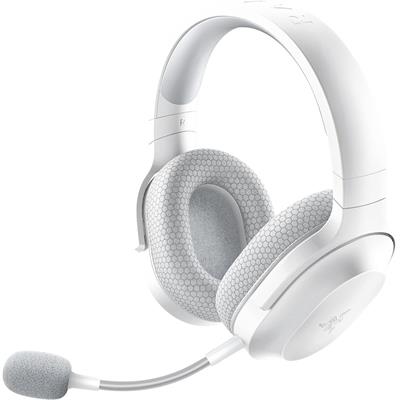 Razer Barracuda X (2022) Wireless Gaming & Mobile Headset (PC, PlayStation, Switch, Android, iOS): 2.4GHz Wireless + Bluetooth, Lightweight, 40mm Drivers, Detachable Mic, 50 Hr Battery - White (Without Box)
