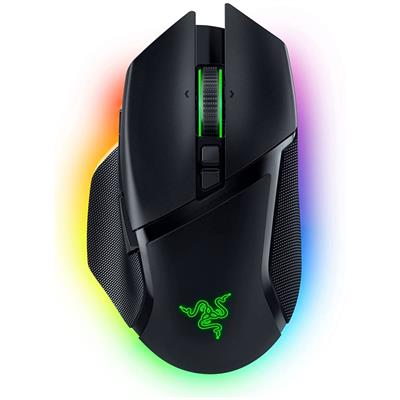 Razer Basilisk V3 Pro Wireless Gaming Mouse: HyperScroll Tilt Wheel, 30K DPI Optical Sensor, Gen-3 Optical Switches, 13-Zone Chroma RGB, 13 Programmable Controls, 3 Connection Modes - Black