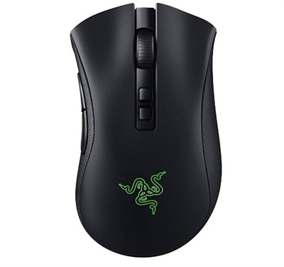 Razer DeathAdder V2 Pro Wireless Gaming Mouse – 20K DPI Optical Sensor, 3X Faster Than Mechanical Optical Switch, Chroma RGB Lighting, 70 Hr Battery Life, 8 Programmable Buttons – Classic Black