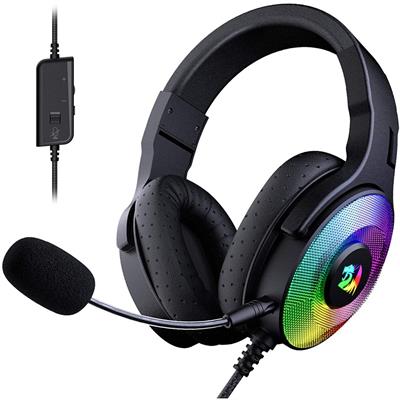 Redragon H350 Pandora RGB Wired Gaming Headset - Black