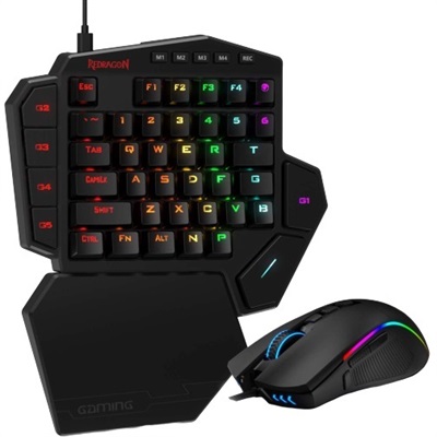 Redragon K585RGB-BA Gaming Essentials Keyboard Mouse Combo