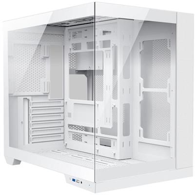 Sama Neview A721 White Tempered Glass ATX Airflow Mid Tower Gaming Computer Case, Back-Plug Motherboard PC Case, 3 ×120mm ARGB Fans Pre-Installed