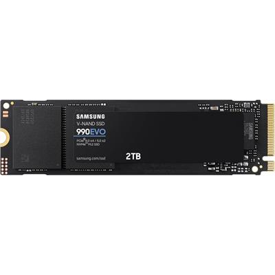 Samsung 990 EVO 2TB SSD, PCIe Gen 4x4, Gen 5x2 M.2 2280 NVMe Internal Solid State Drive, Speeds Up to 5,000MB/s, Upgrade Storage for PC Computer, Laptop