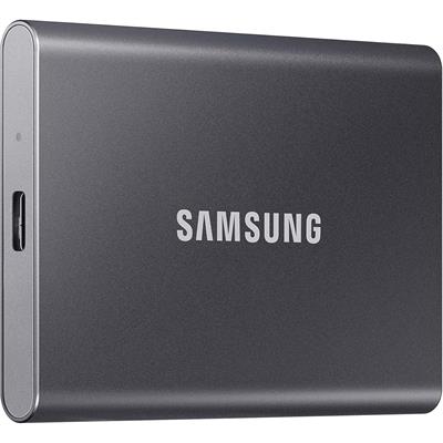 Samsung T7 4TB Portable SSD, External Solid State Drive, Speeds Up to 1,050MB/s, USB 3.2 Gen 2, Reliable Storage for Gaming, Students, Professionals, Gray