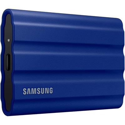 Samsung T7 Shield 1TB Portable SSD, up to 1050MB/s, USB 3.2 Gen2, Rugged, IP65 Rated, for Photographers, Content Creators and Gaming External Solid State Drive, Blue