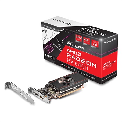 Sapphire Pulse AMD Radeon RX 6400 4GB Graphics Card
