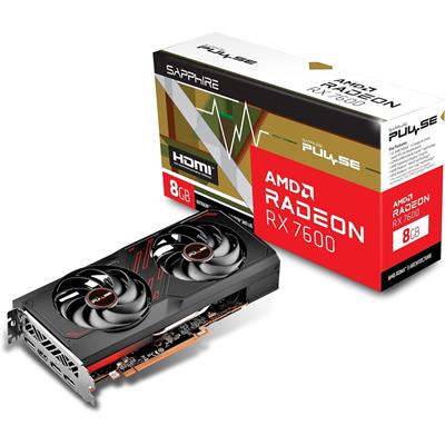 Sapphire Pulse AMD Radeon RX 7600 8GB Gaming Graphics Card