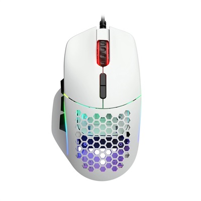 Glorious Model I Lightweight RGB MOBA & MMO Gaming Mouse - White