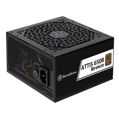 SilverStone Attis 650R Bronze 650W ATX 3.1 Power Supply - Black