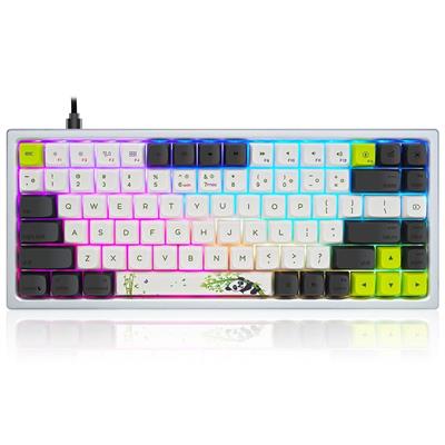 Skyloong SK84S Wireless Bluetooth RGB Mechanical Keyboard - Panda - Red Switches