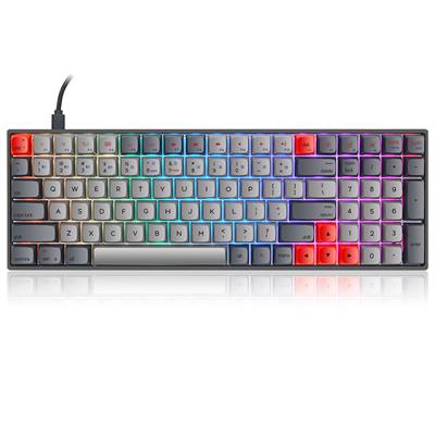 Skyloong SK96S Wireless Bluetooth RGB Mechanical Keyboard - Deep Gray - Brown Switches