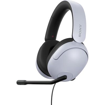 Sony Inzone H3 Wired Gaming Headphones With Mic, PS5 Headphones, Over-Ear, Personalized 360 Spatial Sound, Discord Certified (White)