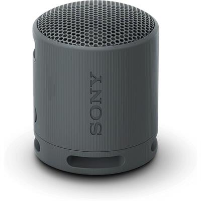 Sony SRS-XB100 Wireless Bluetooth Portable Lightweight Super-Compact Travel Speaker, Durable IP67 Waterproof & Dustproof Shower Speaker, 16 Hour Battery, Versatile Strap, & Hands-free Calling - Black