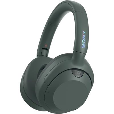 Sony ULT Wear Over-Ear Headphones, Noise Cancelling Headphones Bluetooth Made with Recycled Plastic Material, Unique Thermo-Foaming Design, Swivel Fold Design, Headphones Noise Cancelling - Forest Gray