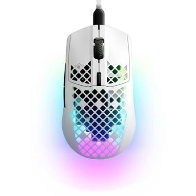 SteelSeries Aerox 3 (2022) Lightweight Gaming Mouse - Snow