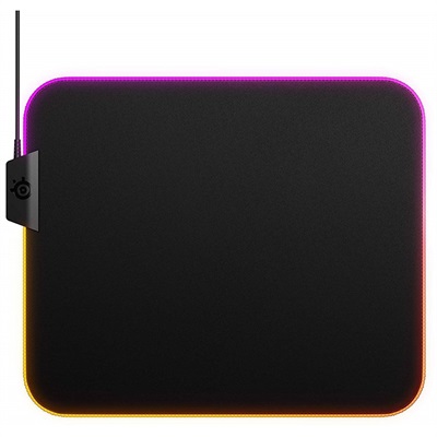 SteelSeries QcK Prism Cloth RGB Gaming Mouse Pad - Medium