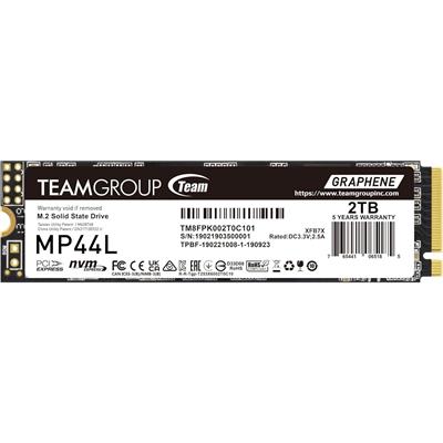 TeamGroup MP44L 2TB SLC Cache NVMe 1.4 PCIe Gen 4x4 M.2 2280 Laptop&Desktop SSD (R/W Speed up to 4,800/4,400MB/s)