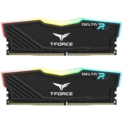 TeamGroup T-Force Delta RGB 32GB (2x16GB) 3600MHz C18 DDR4 DRAM Desktop Memory - Black