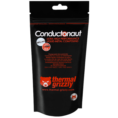 Thermal Grizzly Conductonaut Liquid Metal Thermal Paste - 1 Grams