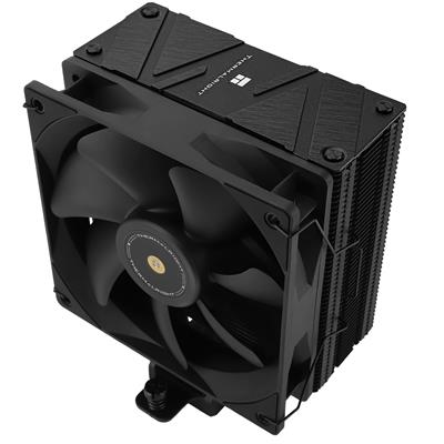 Thermalright Assassin Spirit 120 EVO Dark CPU Air Cooler, 1850RPM Speed, 4 Heat Pipes, 120mm PWM Quiet Fan CPU Cooler with S-FDB Bearing, for AMD AM4 AM5/Intel 1700/1150/1151/1200, PC Cooling