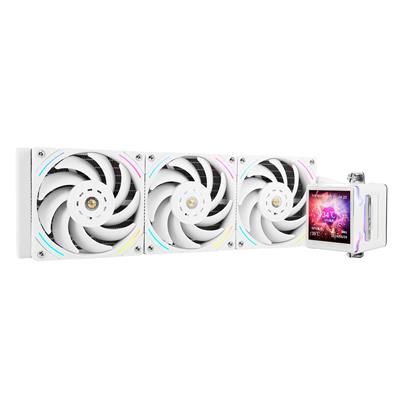 Thermalright Elite Vision 360 White ARGB CPU AIO Cooler, IPS LCD Screen with 320 x 320 Resolution, for AM5 & Intel 1700/1851, High-performance CPU Water-cooled with 2.73in Removable Liquid Crystal Display