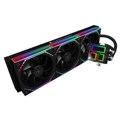 Thermalright Frozen Infinity 360 Black PC Liquid CPU Water Cooler, Triple PWM Fans with 2000RPM, Desktop CPU AIO Cooler, for AM4/AM5 & Intel LGA1150/1151/1200/2011/1700/1851, Infinity Mirror