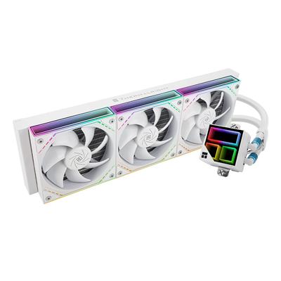 Thermalright Frozen Infinity 360 White PC Liquid CPU Water Cooler, Triple PWM Fans with 2000RPM, Desktop CPU AIO Cooler, for AM4/AM5 & Intel LGA1150/1151/1200/2011/1700/1851, Infinity Mirror