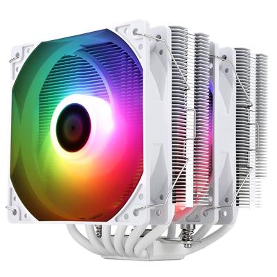 Thermalright Peerless Assassin 120 SE White ARGB CPU Air Cooler, 6 Heat Pipes Cooler, Dual 120mm C12CW-S PWM Fan, Aluminium Heatsink Cover, AGHP Technology, for AMD AM4 AM5/Intel 1700/1150/1151/1200